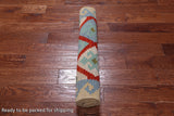 SUPER SALE Reversible Kilim Flat Weave Wool On Wool Runner Rug - 2' 10" X 9' 10"