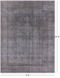 Persian Overdyed Handmade Wool Area Rug - 9' 5" X 12' 5" - Golden Nile