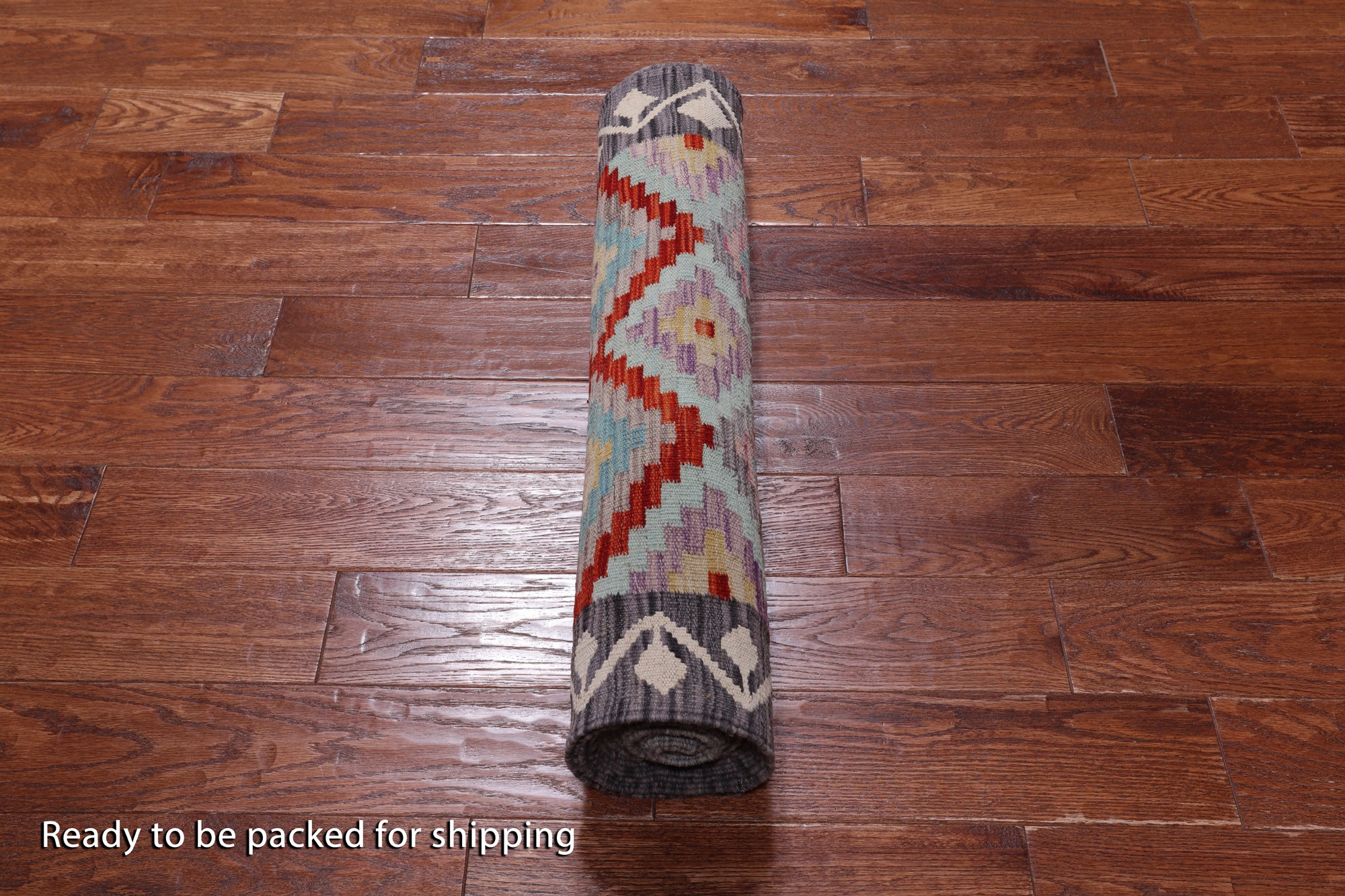SUPER SALE Reversible Kilim Flat Weave Wool On Wool Runner Rug - 3' 0" X 16' 0"