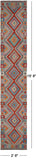 SUPER SALE Reversible Kilim Flat Weave Wool On Wool Runner Rug - 2' 9" X 15' 8"