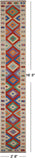 SUPER SALE Reversible Kilim Flat Weave Wool On Wool Runner Rug - 2' 8" X 16' 5"