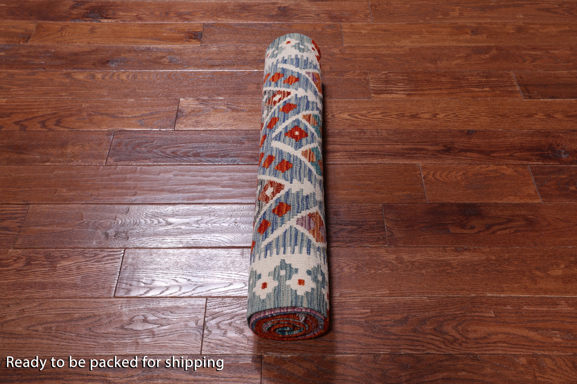 SUPER SALE Reversible Kilim Flat Weave Wool On Wool Runner Rug - 2' 9" X 16' 0"