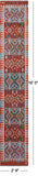 SUPER SALE Reversible Kilim Flat Weave Wool On Wool Runner Rug - 2' 9" X 16' 0"