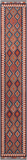 SUPER SALE Reversible Kilim Flat Weave Wool On Wool Runner Rug - 2' 9" X 15' 10"
