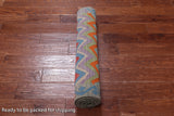 SUPER SALE Reversible Kilim Flat Weave Wool On Wool Runner Rug - 2' 10" X 15' 8"
