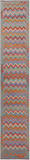 SUPER SALE Reversible Kilim Flat Weave Wool On Wool Runner Rug - 2' 10" X 15' 8"