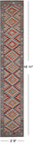 SUPER SALE Reversible Kilim Flat Weave Wool On Wool Runner Rug - 2' 9" X 15' 11"