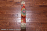 SUPER SALE Reversible Kilim Flat Weave Wool On Wool Runner Rug - 2' 9" X 9' 8"