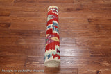 SUPER SALE Reversible Kilim Flat Weave Wool On Wool Runner Rug - 2' 10" X 12' 8"