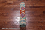 SUPER SALE Reversible Kilim Flat Weave Wool On Wool Runner Rug - 2' 8" X 12' 9"