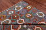 SUPER SALE Reversible Kilim Flat Weave Wool On Wool Rug - 8' 6" X 9' 8"