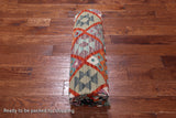 SUPER SALE Reversible Kilim Flat Weave Wool On Wool Rug - 8' 4" X 9' 9"