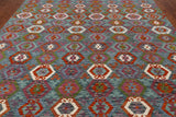 SUPER SALE Reversible Kilim Flat Weave Wool On Wool Rug - 8' 6" X 9' 7"