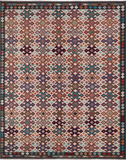 SUPER SALE Reversible Kilim Flat Weave Wool On Wool Rug - 10' 2" X 12' 8"