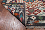 SUPER SALE Reversible Kilim Flat Weave Wool On Wool Rug - 10' 2" X 12' 8"