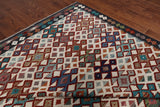 SUPER SALE Reversible Kilim Flat Weave Wool On Wool Rug - 10' 2" X 12' 8"