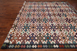 SUPER SALE Reversible Kilim Flat Weave Wool On Wool Rug - 10' 2" X 12' 8"
