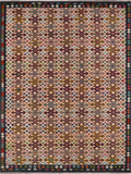 SUPER SALE Reversible Kilim Flat Weave Wool On Wool Rug - 110' 2" X 13' 1"