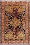 Persian Tabriz Handmade Wool Rug - 5' 10" X 8' 10"