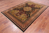 Persian Tabriz Handmade Wool Rug - 5' 10" X 8' 10"