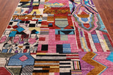 Tribal Moroccan Handmade Wool On Wool Rug - 6' 2" X 9' 0"