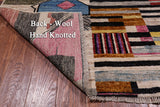 Tribal Moroccan Handmade Wool On Wool Rug - 6' 2" X 9' 0"
