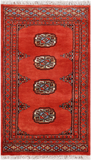 Bokhara Hand Knotted Wool Rug - 2' 0" X 3' 5"