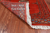 Bokhara Hand Knotted Wool Rug - 2' 0" X 3' 5"