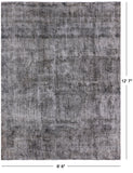 Persian Overdyed Hand Knotted Wool Area Rug - 9' 6" X 12' 7" - Golden Nile