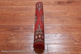 Red Bokhara Hand Knotted Wool Rug - 2' 1" X 3' 1"