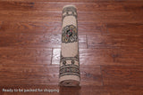 Ivory Bokhara Hand Knotted Wool Rug - 2' 0" X 3' 2"
