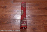 Red Bokhara Handmade Wool Rug - 2' 0" X 3' 1"