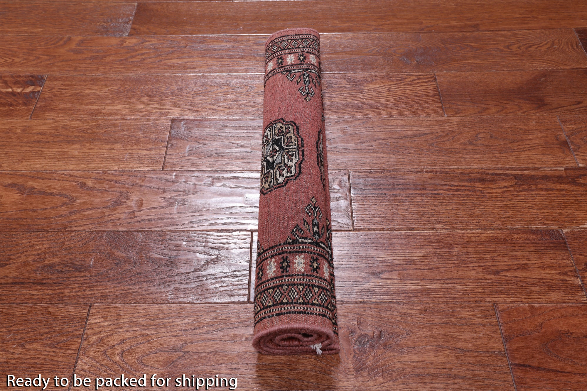 Pink Bokhara Hand Knotted Wool Rug - 2' 0" X 3' 0"