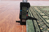 Green Bokhara Hand Knotted Wool Rug - 2' 1" X 3' 2"