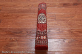 Red Bokhara Handmade Wool Rug - 2' 0" X 3' 2"