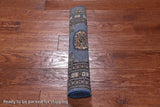 Blue Bokhara Hand Knotted Wool Rug - 2' 0" X 3' 1"
