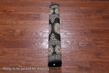 Black Bokhara Handmade Wool Rug - 2' 6" X 4' 0"