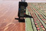 Green Bokhara Handmade Wool Rug - 2' 7" X 4' 0"