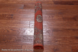 Orange Bokhara Hand Knotted Wool Rug - 2' 6" X 4' 0"
