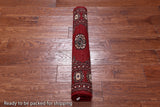 Red Bokhara Hand Knotted Wool Rug - 2' 6" X 3' 11"