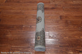 Grey Bokhara Handmade Wool Rug - 3' 1" X 5' 4"