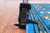 Blue Bokhara Handmade Wool Rug - 2' 11" X 4' 10"