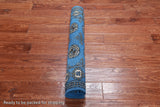 Blue Bokhara Handmade Wool Rug - 2' 11" X 4' 10"