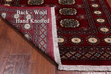 Red Bokhara Hand-Knotted Wool Rug - 3' 1" X 5' 5"