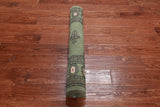 Green Bokhara Handmade Wool Rug - 3' 0" X 4' 11"