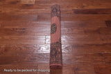 Pink Bokhara Handmade Wool Rug - 3' 0" X 4' 10"