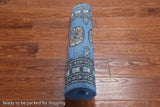 Blue Bokhara Handmade Wool Runner Rug - 2' 1" X 5' 10"