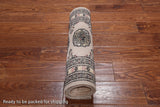 Beige Bokhara Hand-Knotted Wool Runner Rug - 2' 0" X 6' 4"