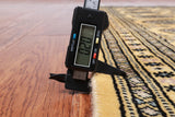 Gold Signed Bokhara Handmade Wool Runner Rug - 2' 3" X 6' 6"