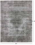 Persian Overdyed Hand Knotted Wool Area Rug - 8' 9" X 11' 8" - Golden Nile